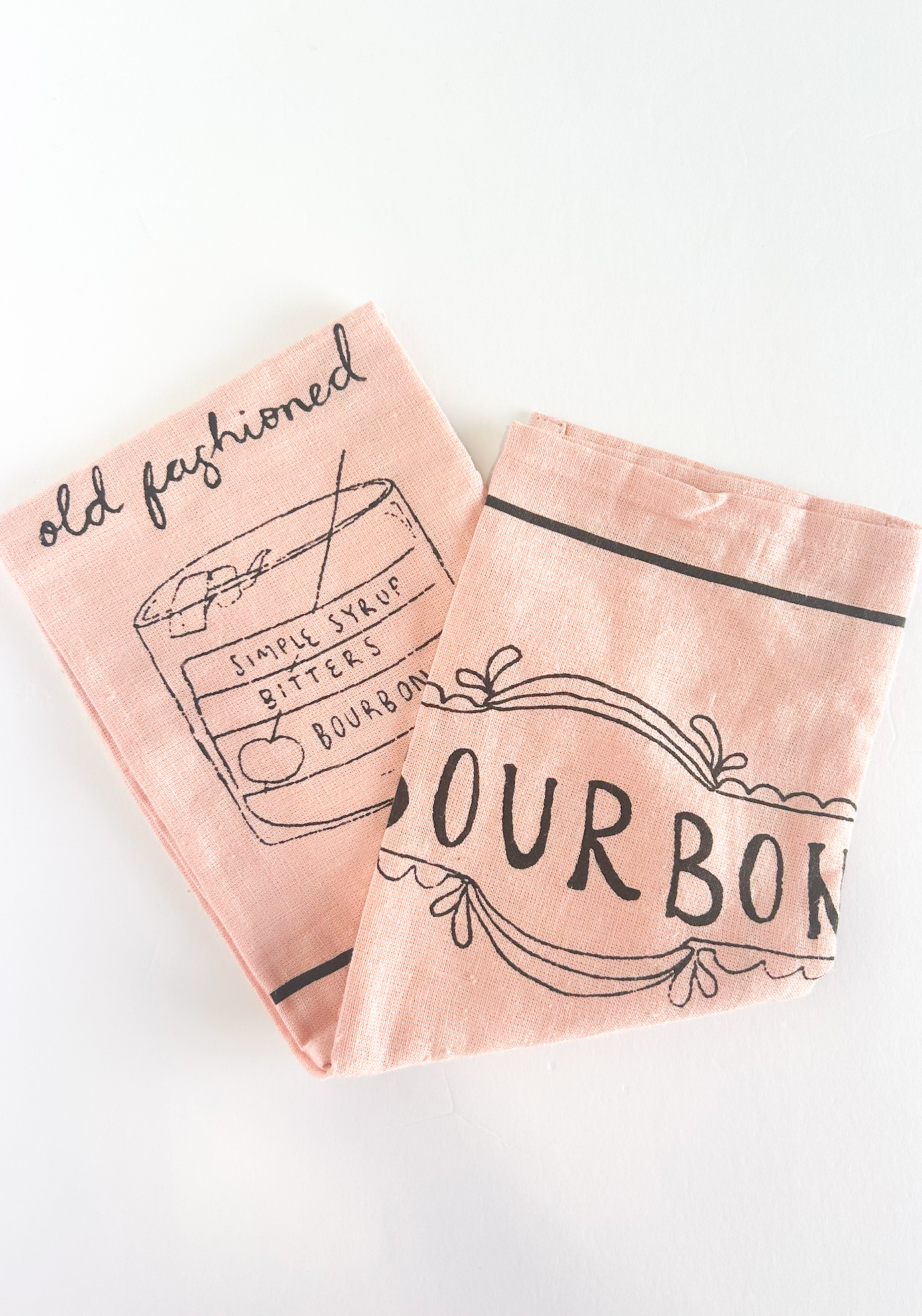 Cocktail Tea Towel - Bourbon