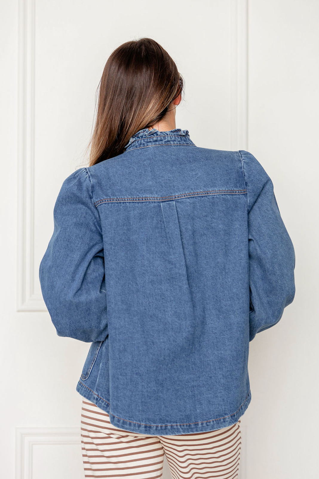 Stitch Detail Denim Jacket