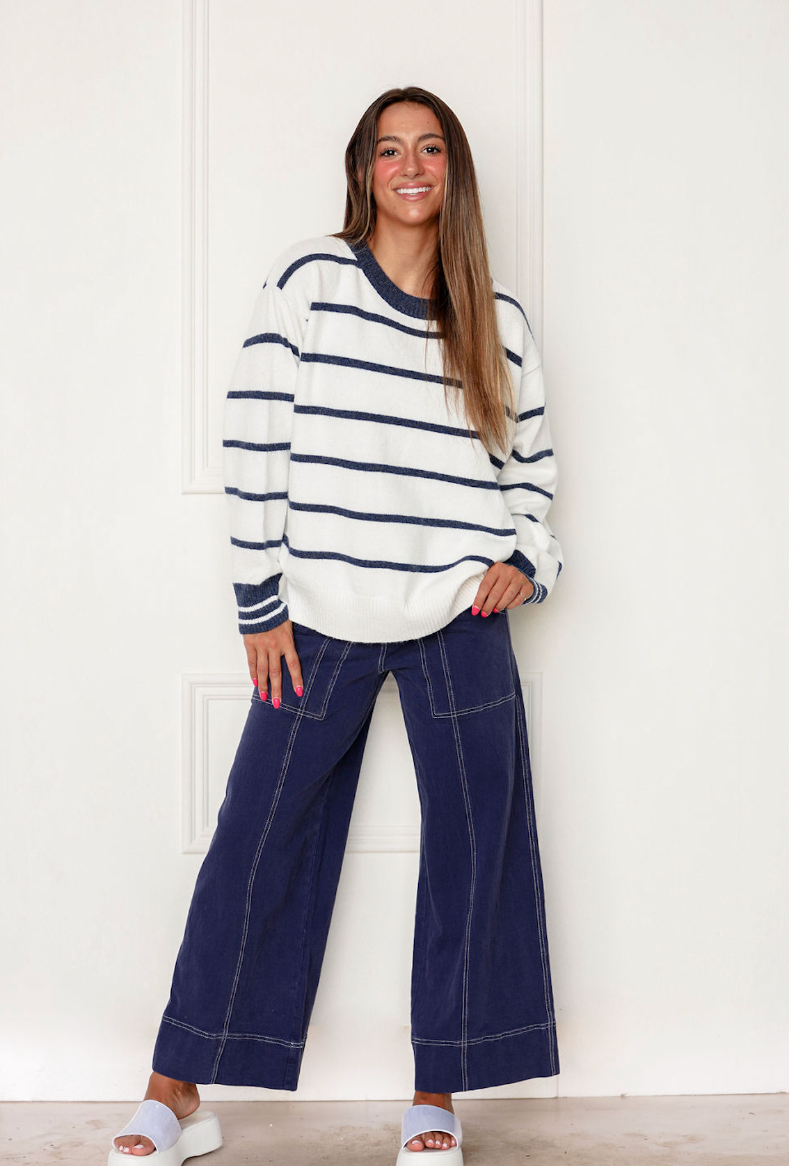 Chloe Oversized Stripe Sweater