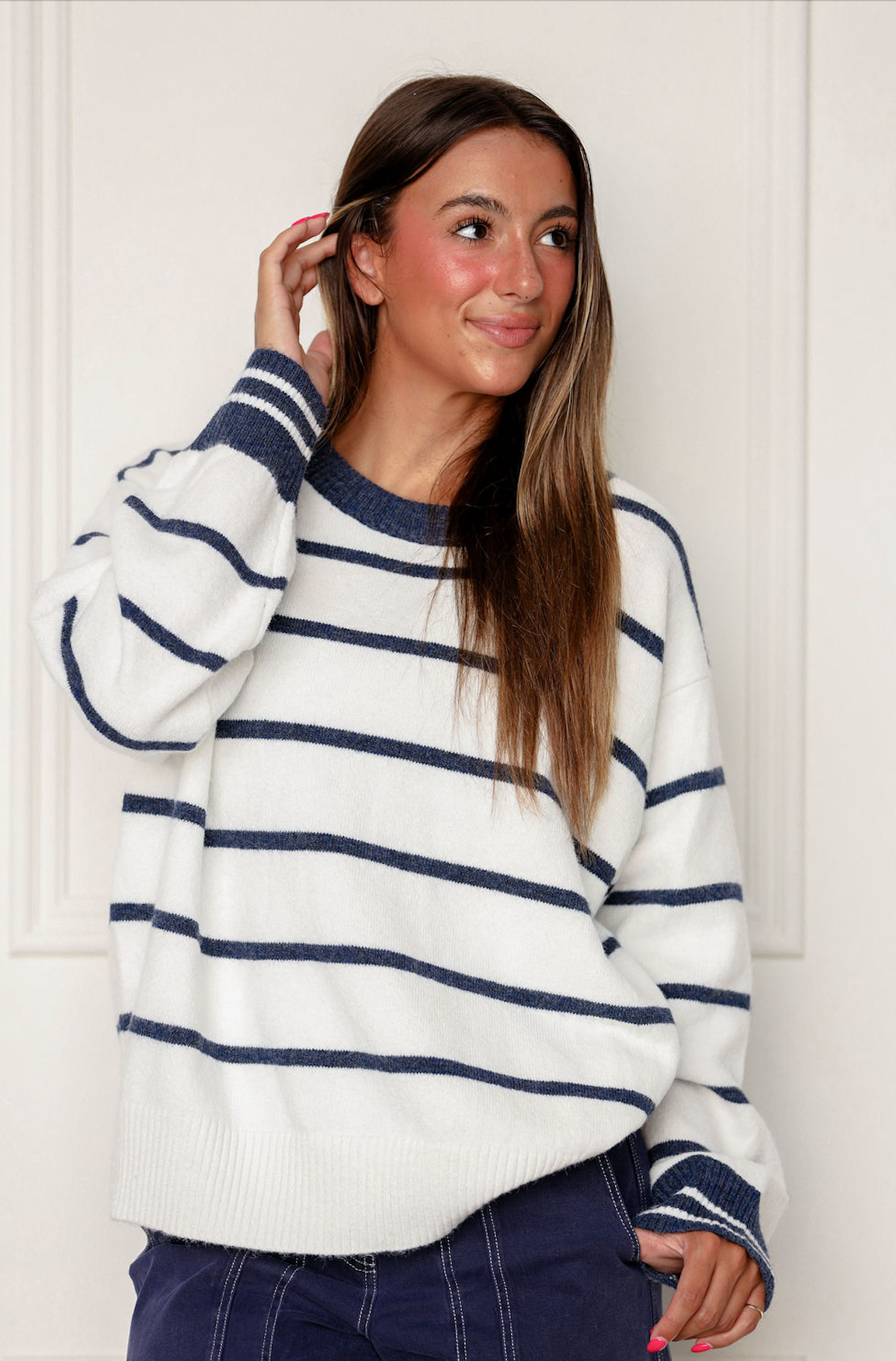 Chloe Oversized Stripe Sweater
