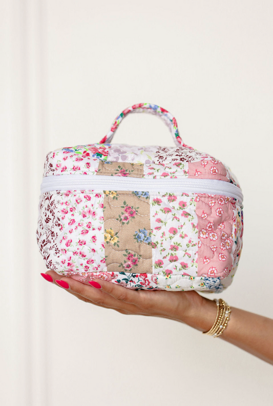 Paige Patchwork Quilted Travel Case