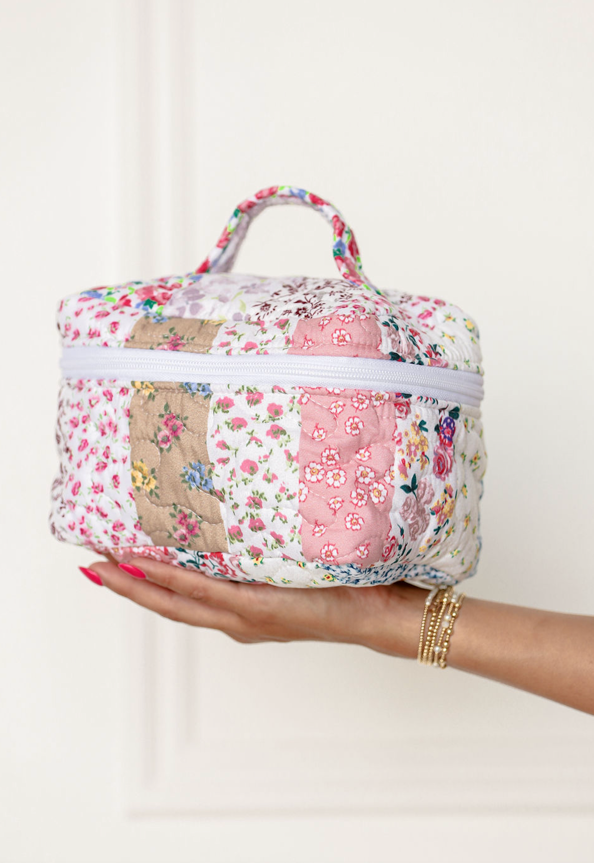 Paige Patchwork Quilted Travel Case