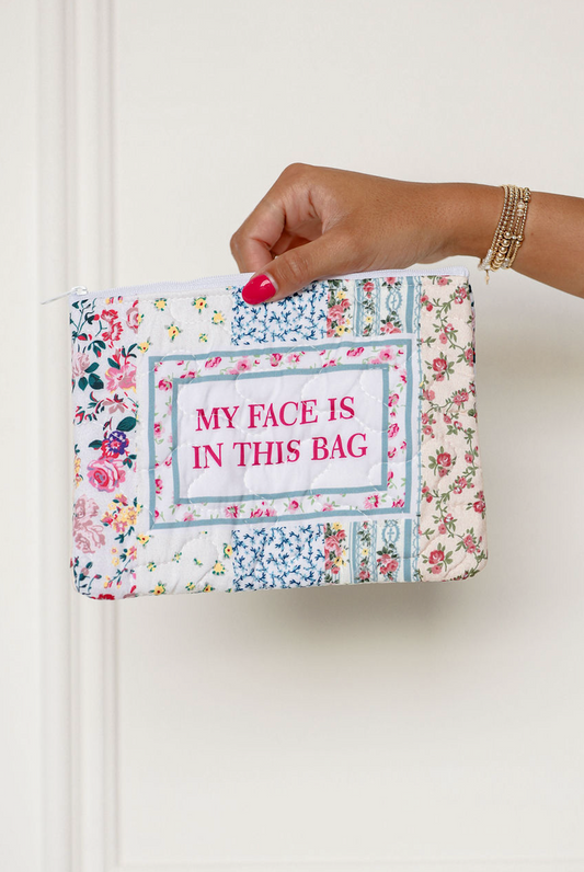 My Face Quilted Makeup Bag