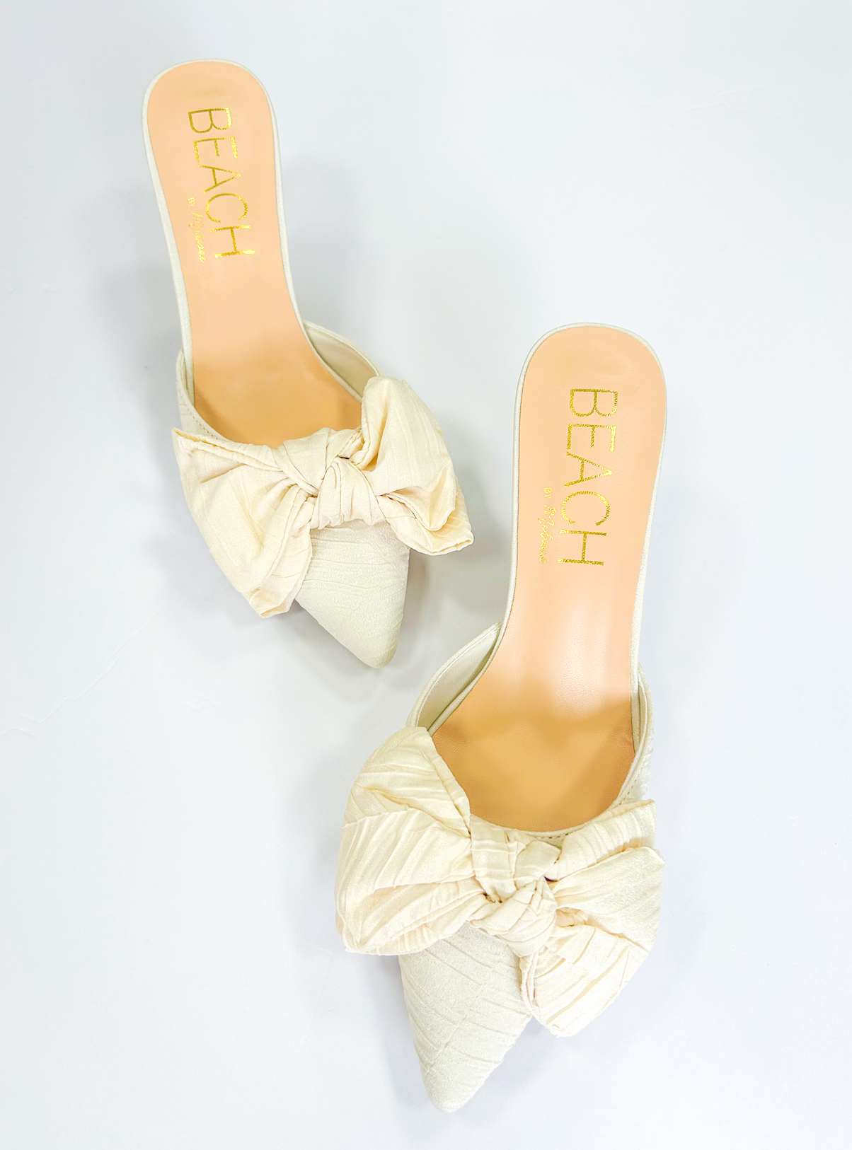 Matisse Goldie Bow Heels Cream
