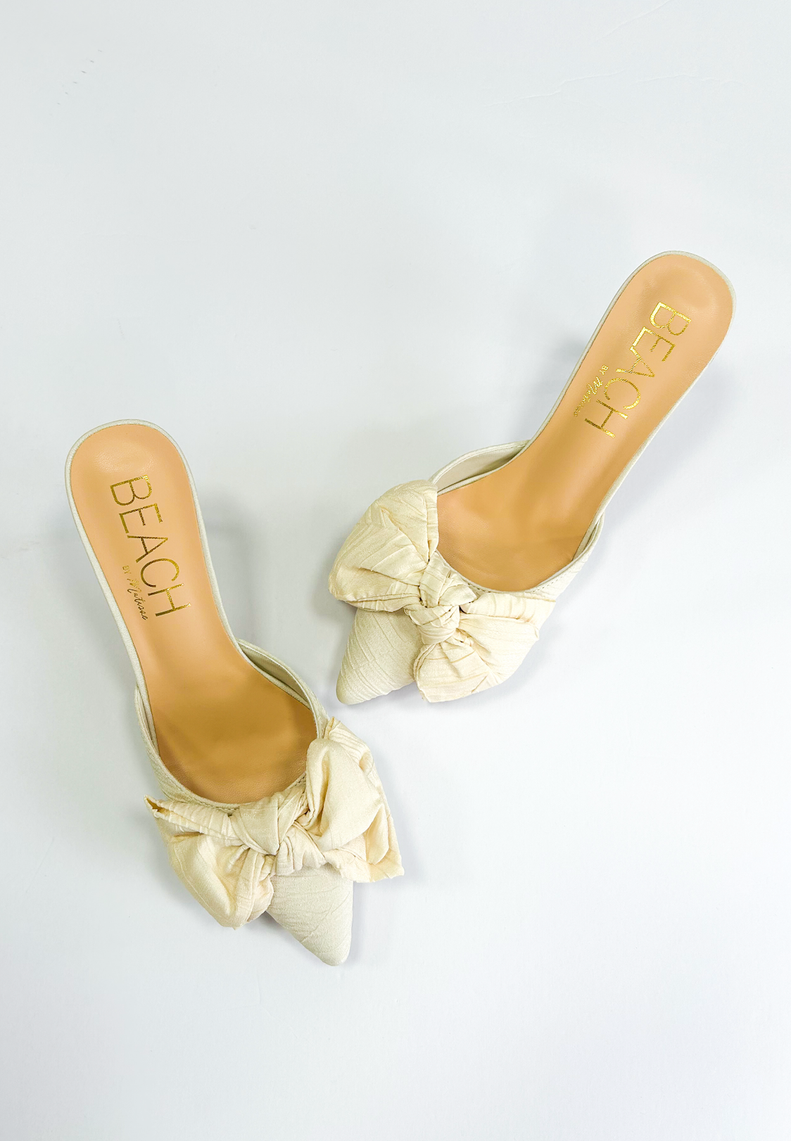 Matisse Goldie Bow Heels Cream