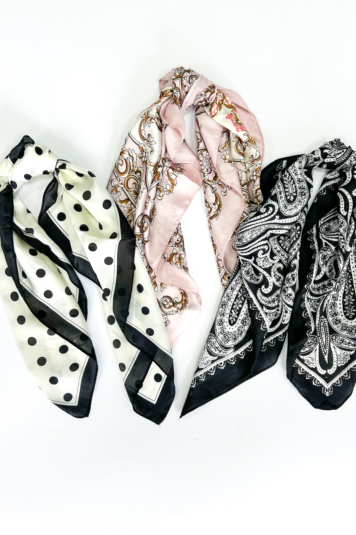 Pink Baroque Print Scarf