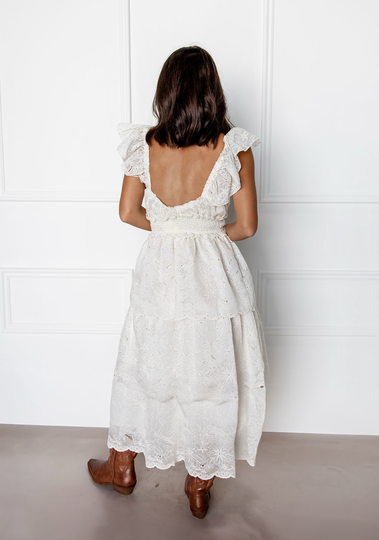 Bethany Tiered Midi Dress