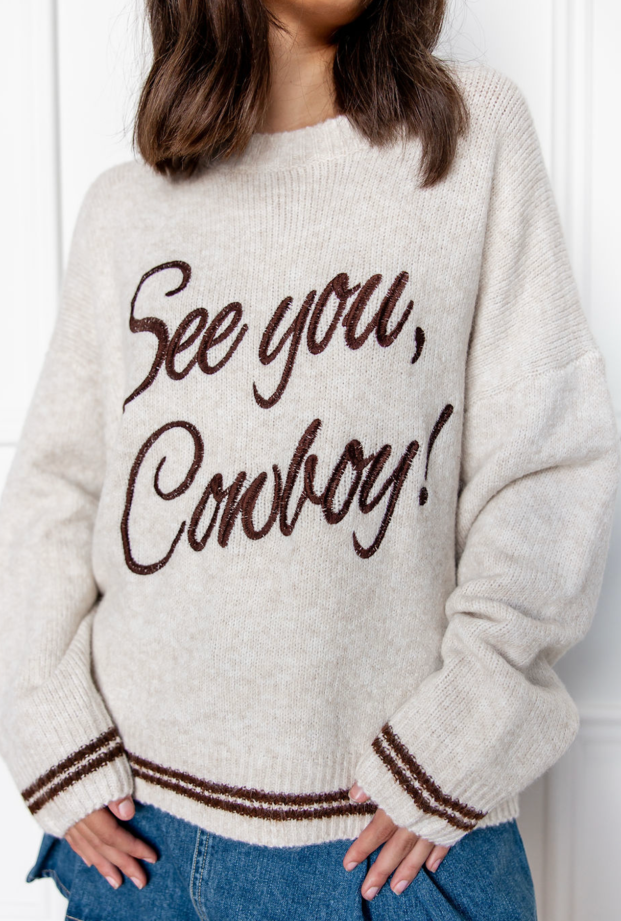 See You Cowboy Sweater