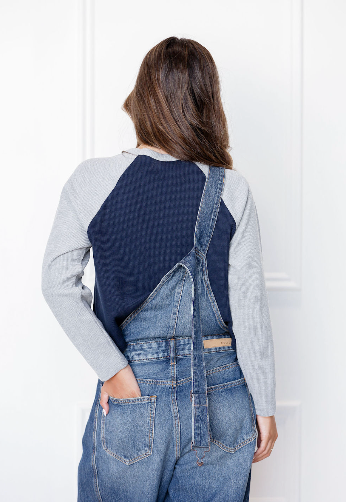 Denim Barrel Overalls