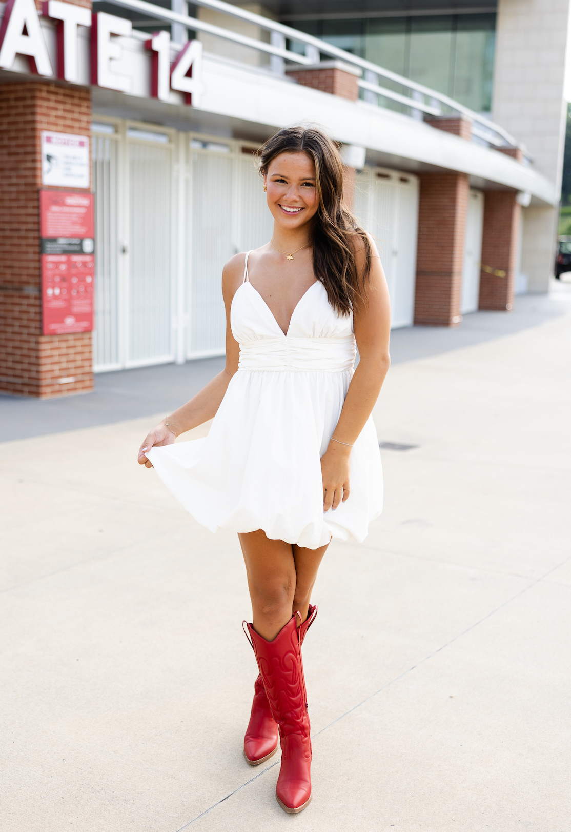 Annie Bubble Hem Dress