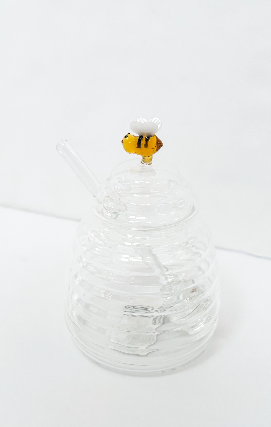 Honey Bee Dipper Glass