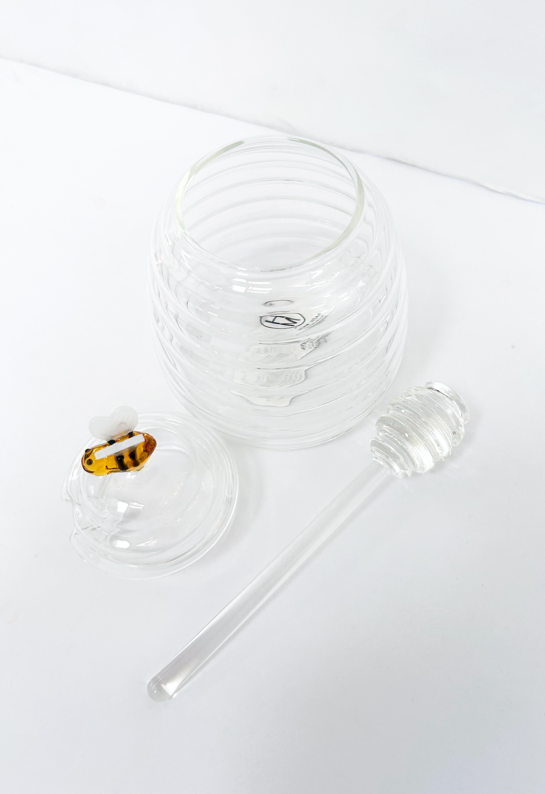 Honey Bee Dipper Glass