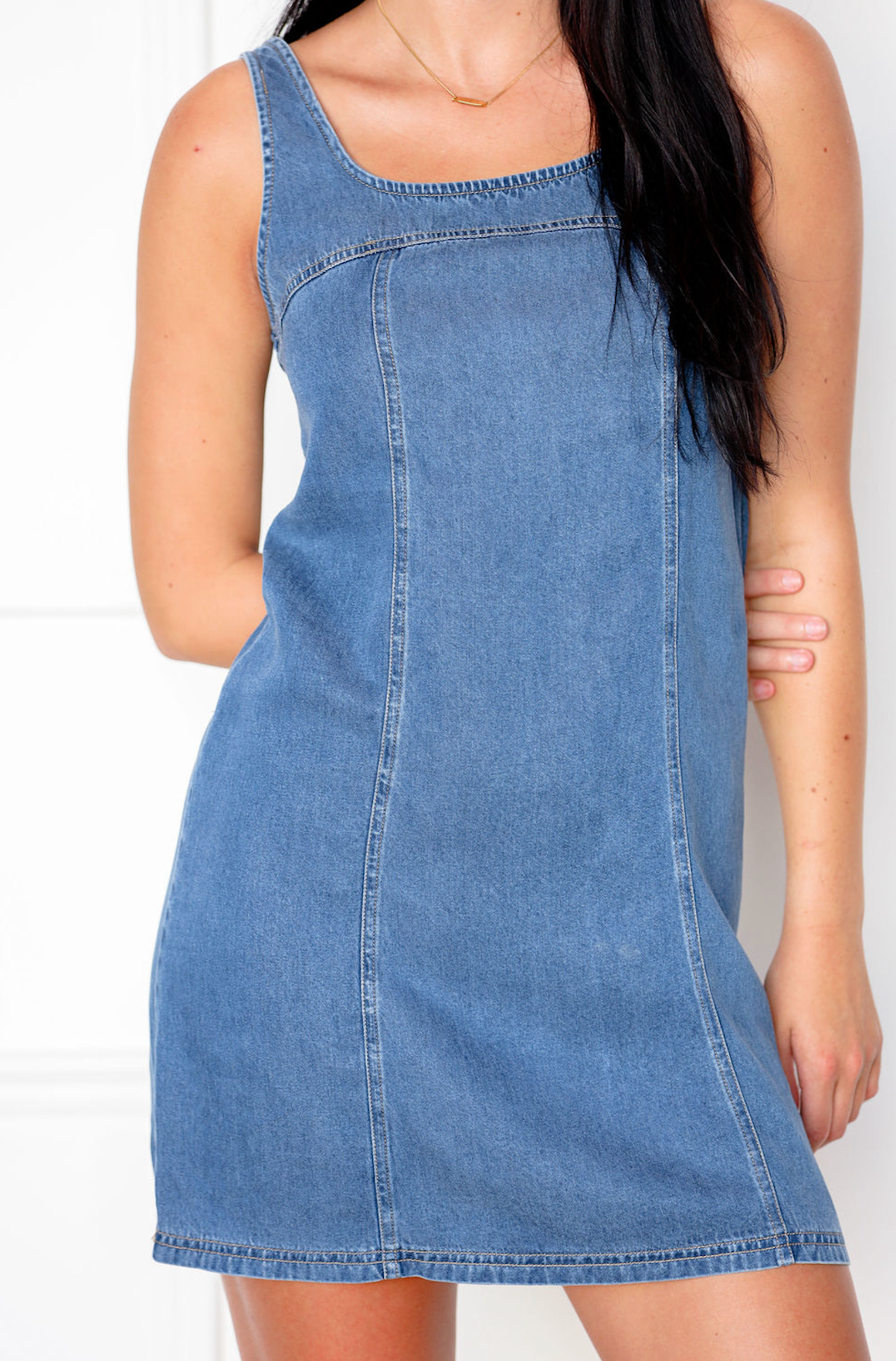 Tencel Denim Shift Dress