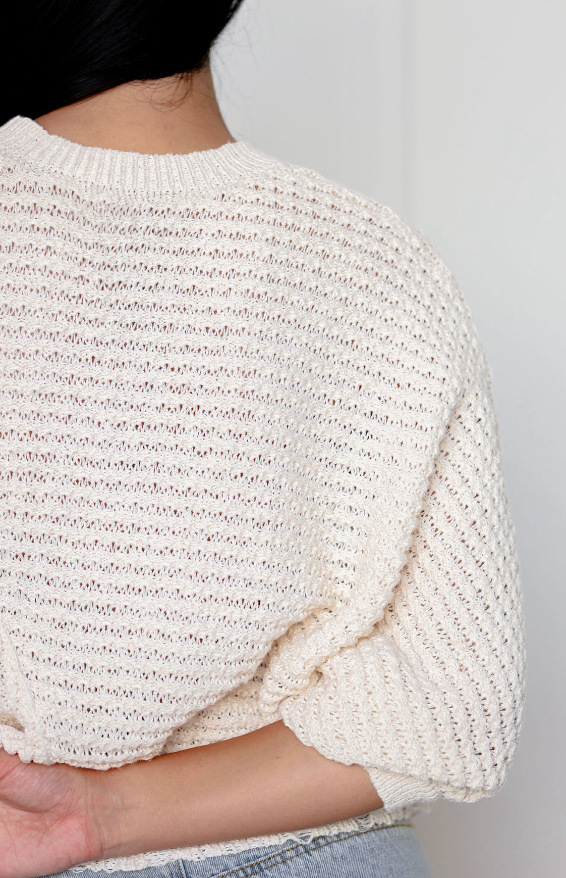 Cheyenne Ivory Knit Top