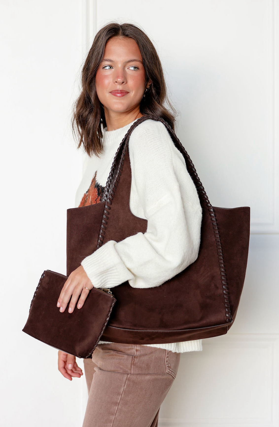 Chocolate Piper Tote