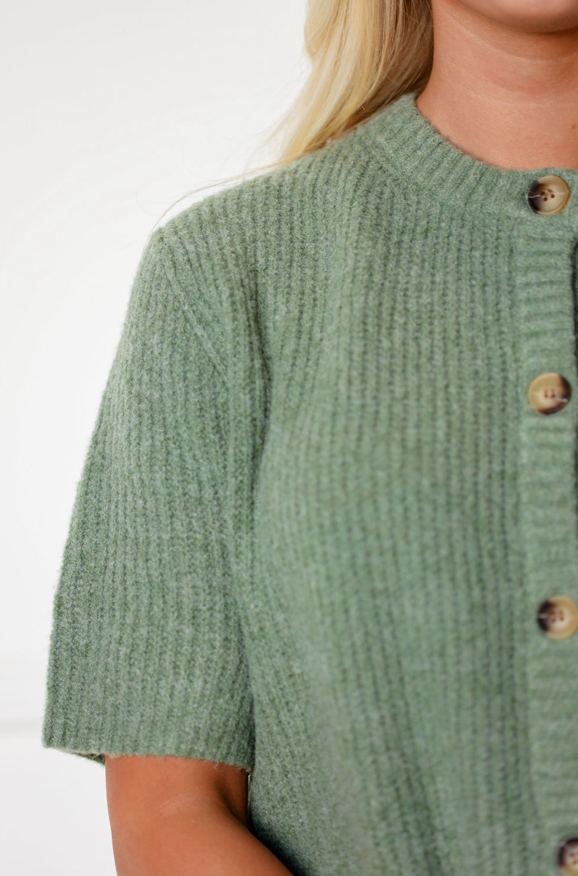 Celene Loose Fit Cardigan Sage