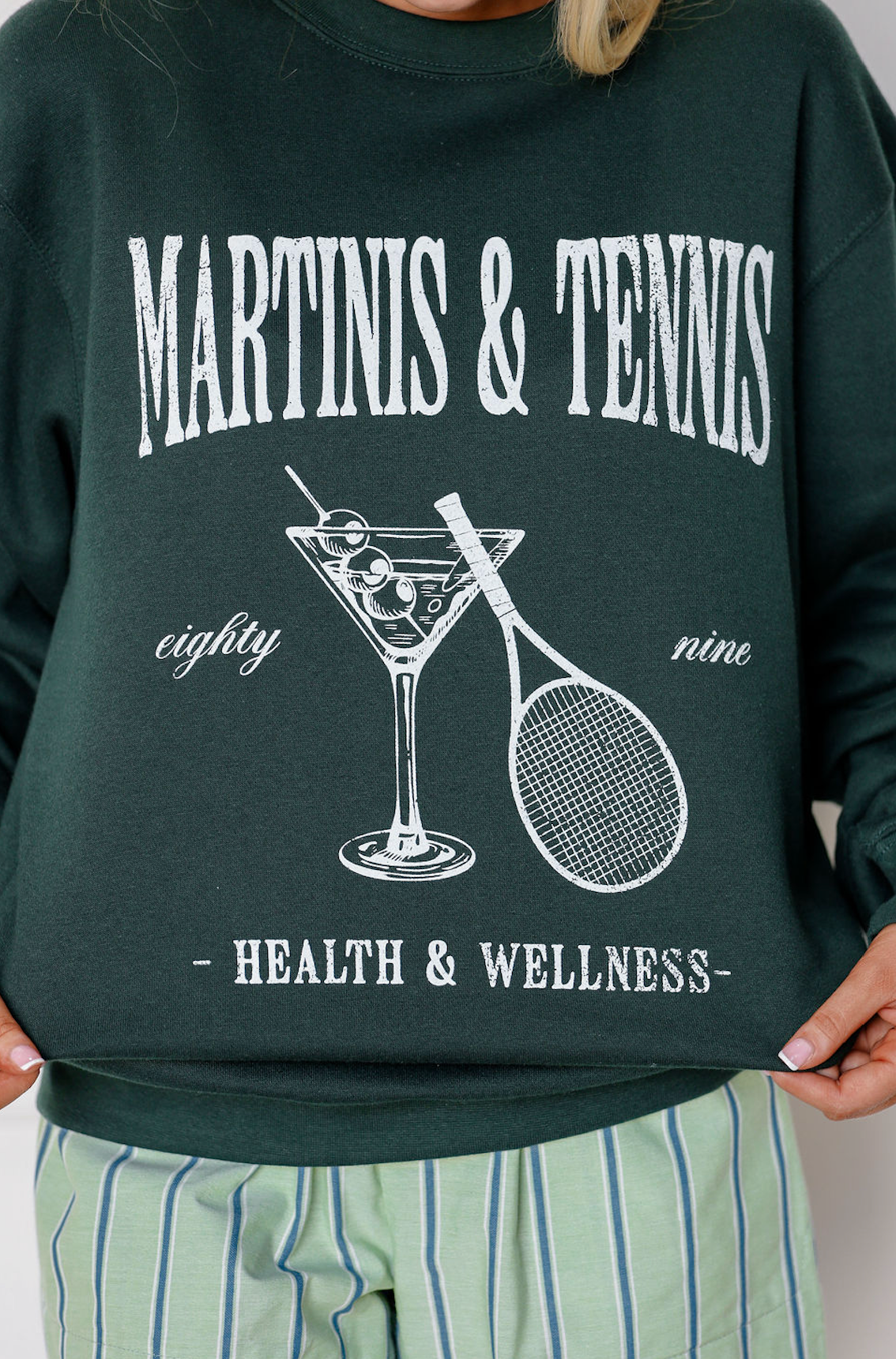 Martini's & Tennis Sweatshirt