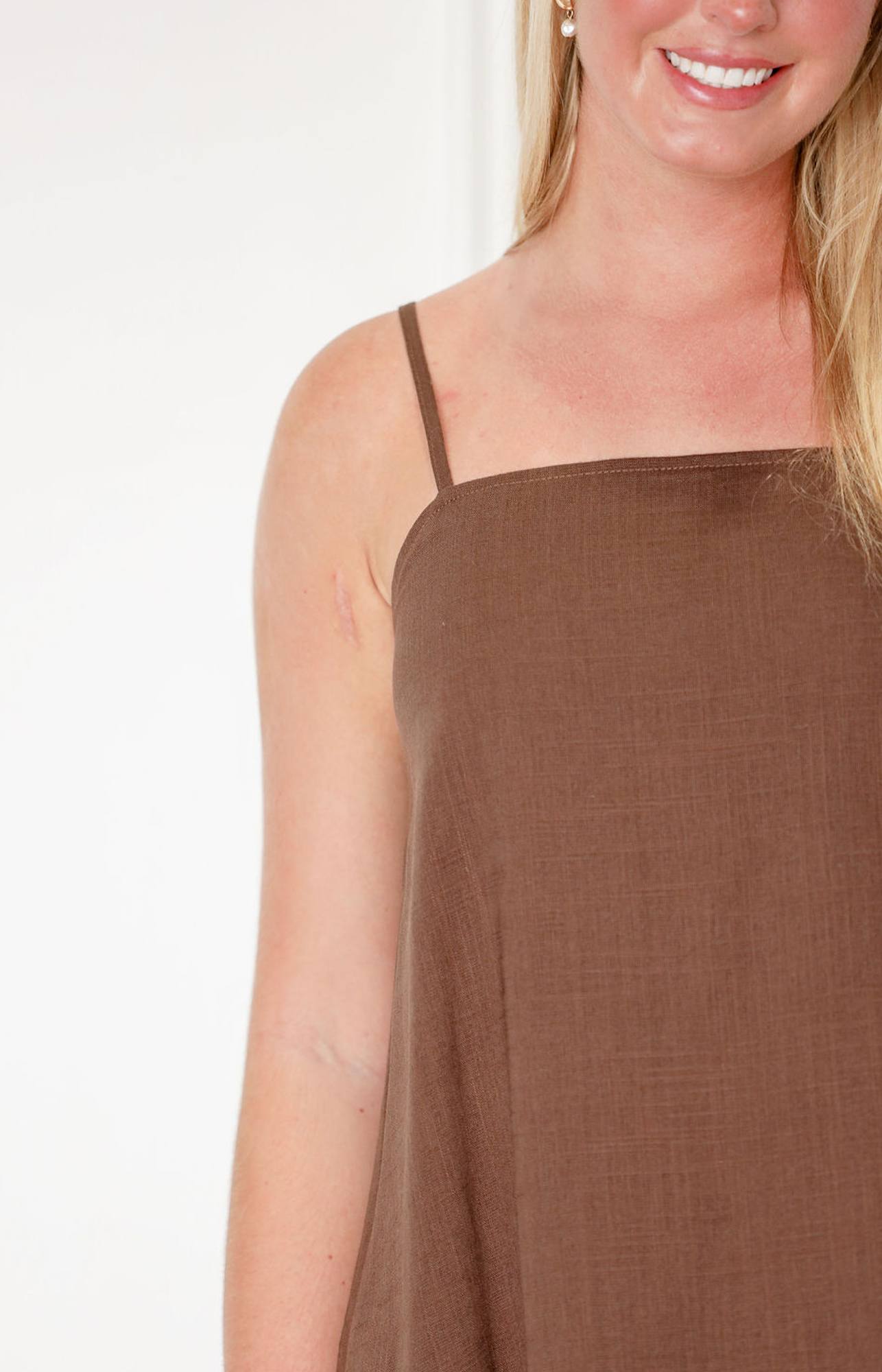 Mud Pie Linen Strappy Dress