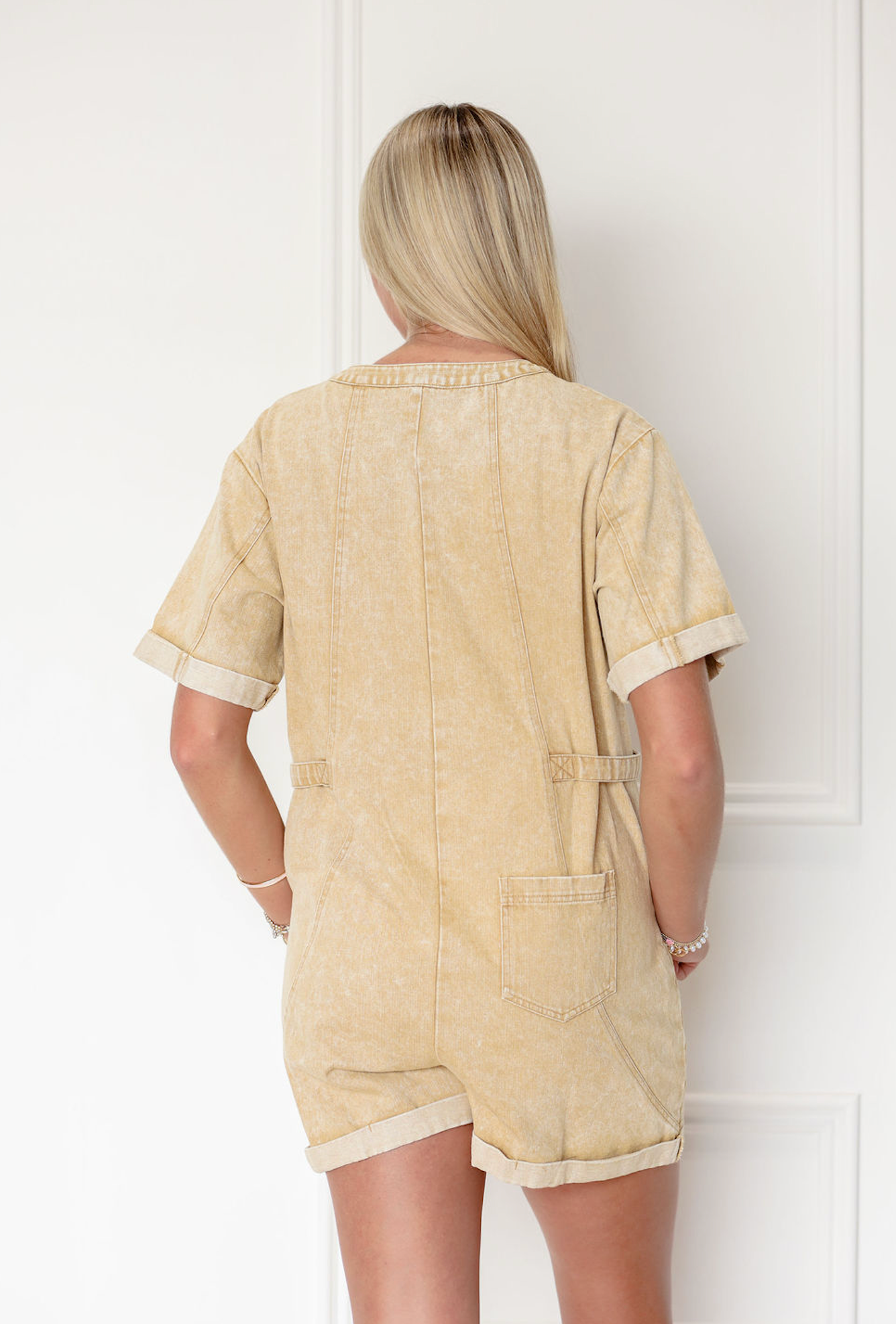 Tori Zip Up Closure Romper