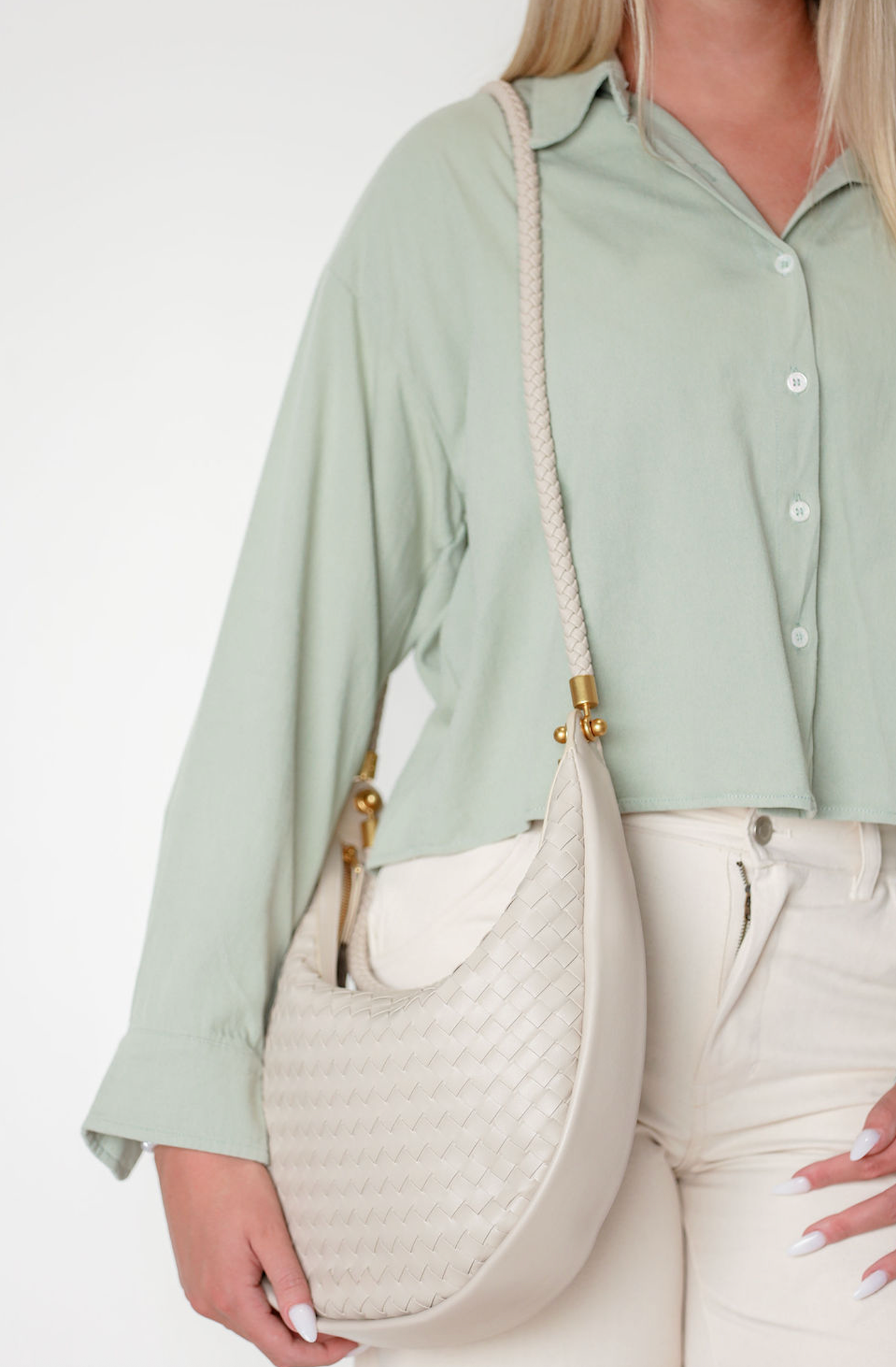 Sage Button Up Shirt
