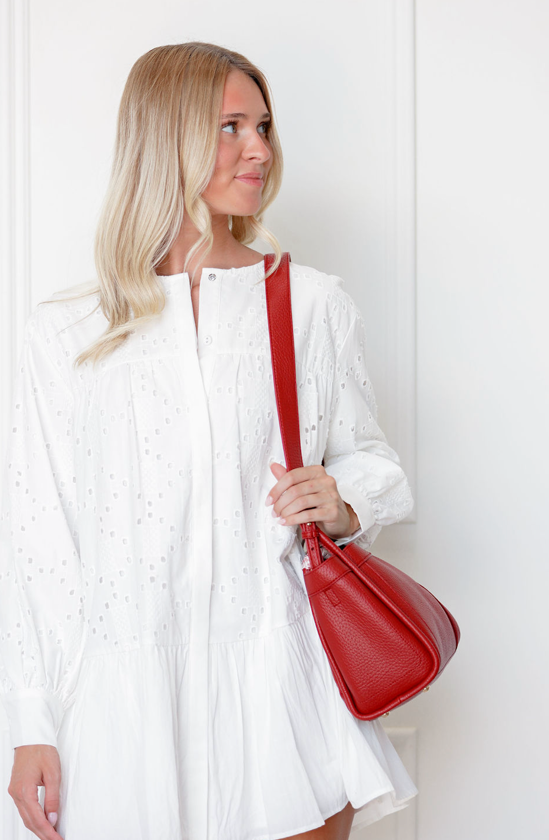 Medium Bucket Purse Wine