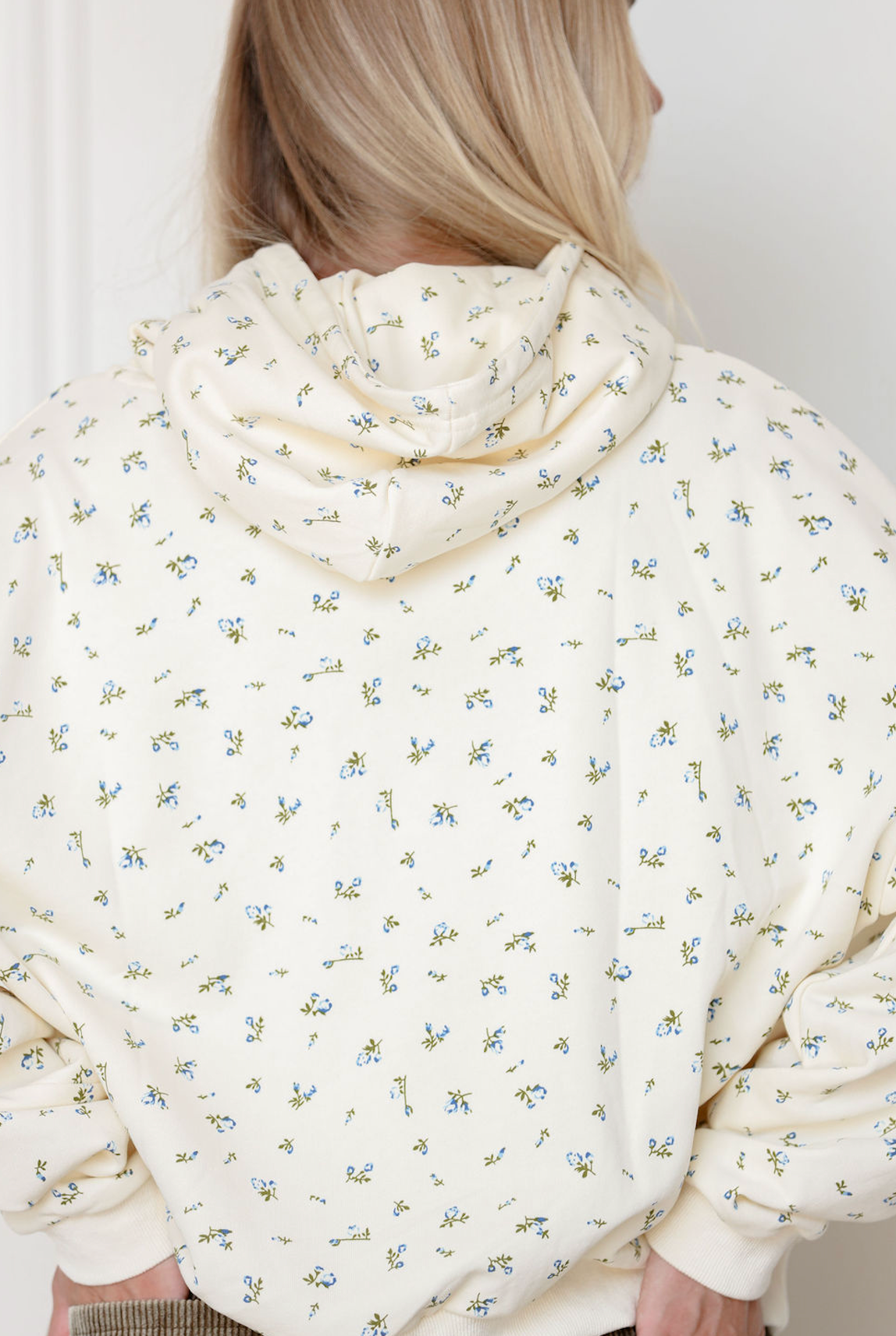 Floral French Terry Hoodie