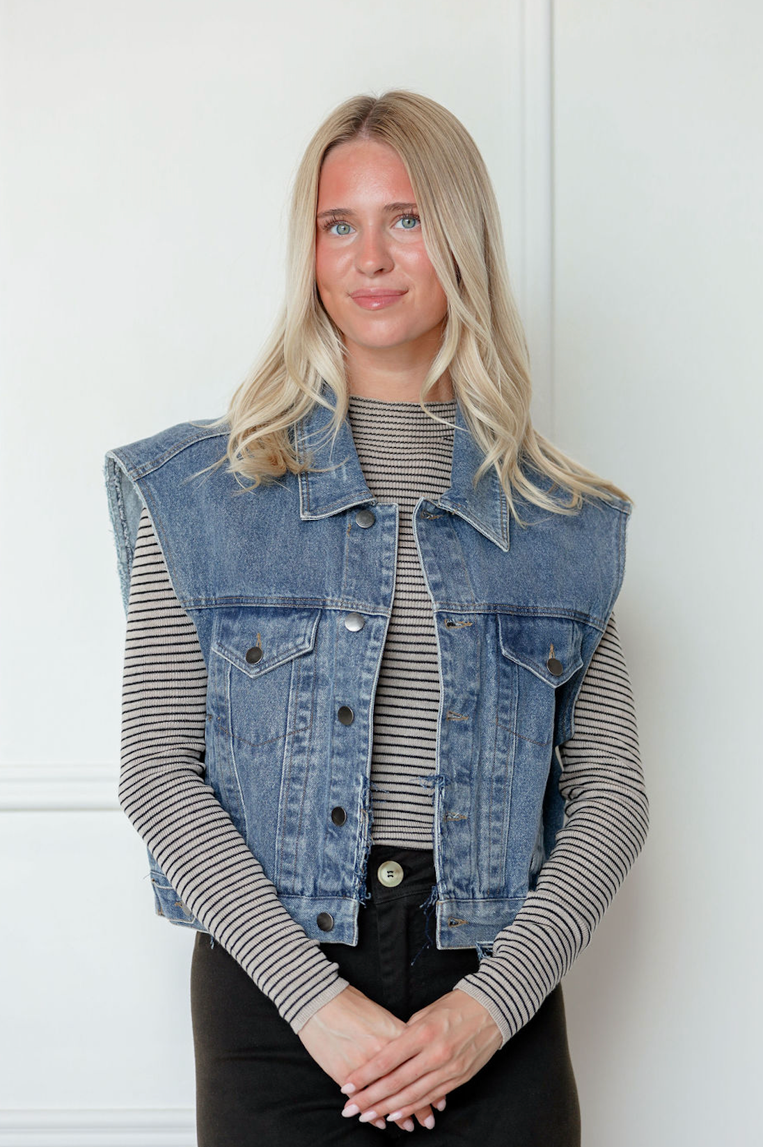 Sam Buttons Denim Vest