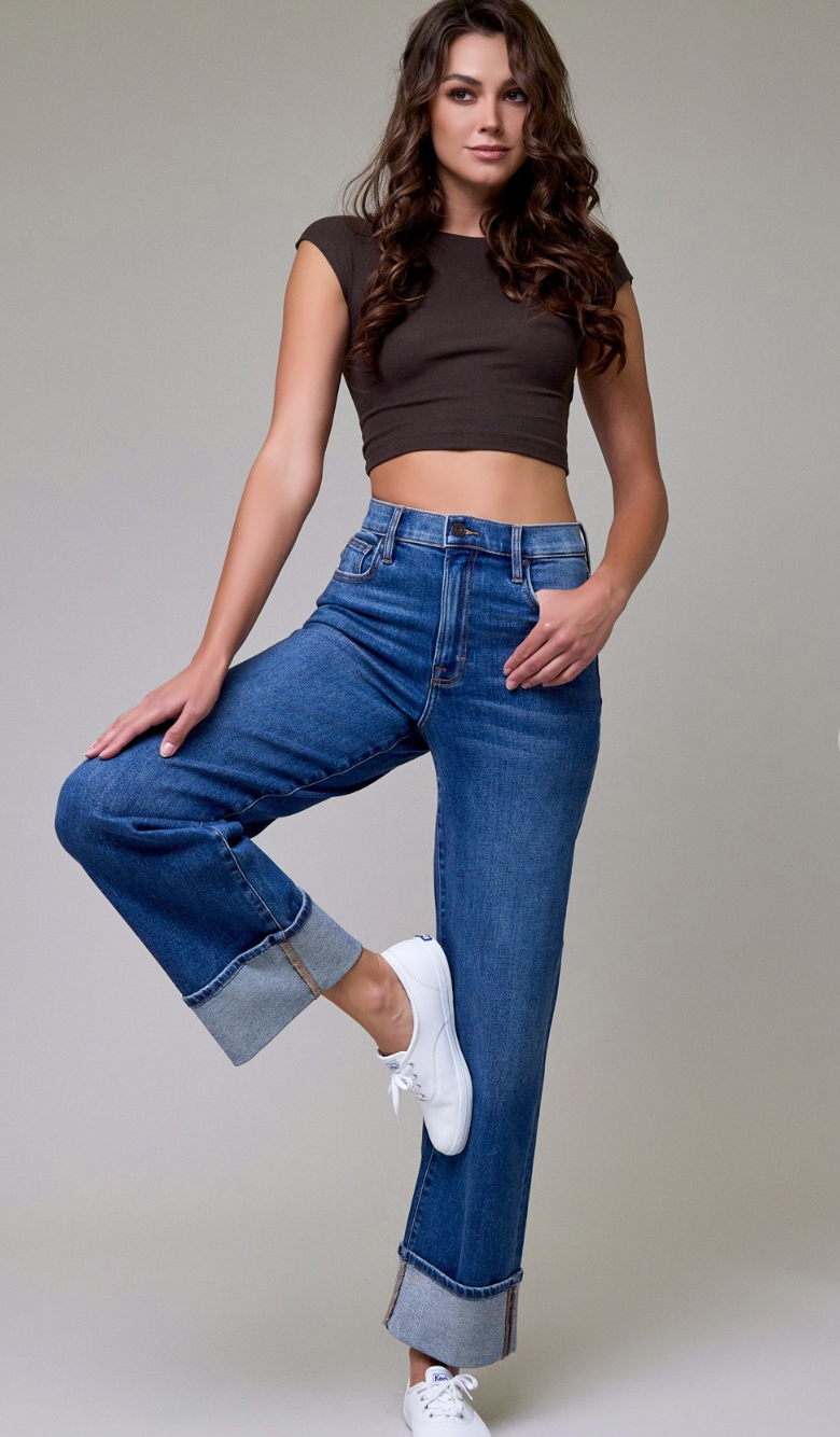 Logan Cuffed Dad Jeans