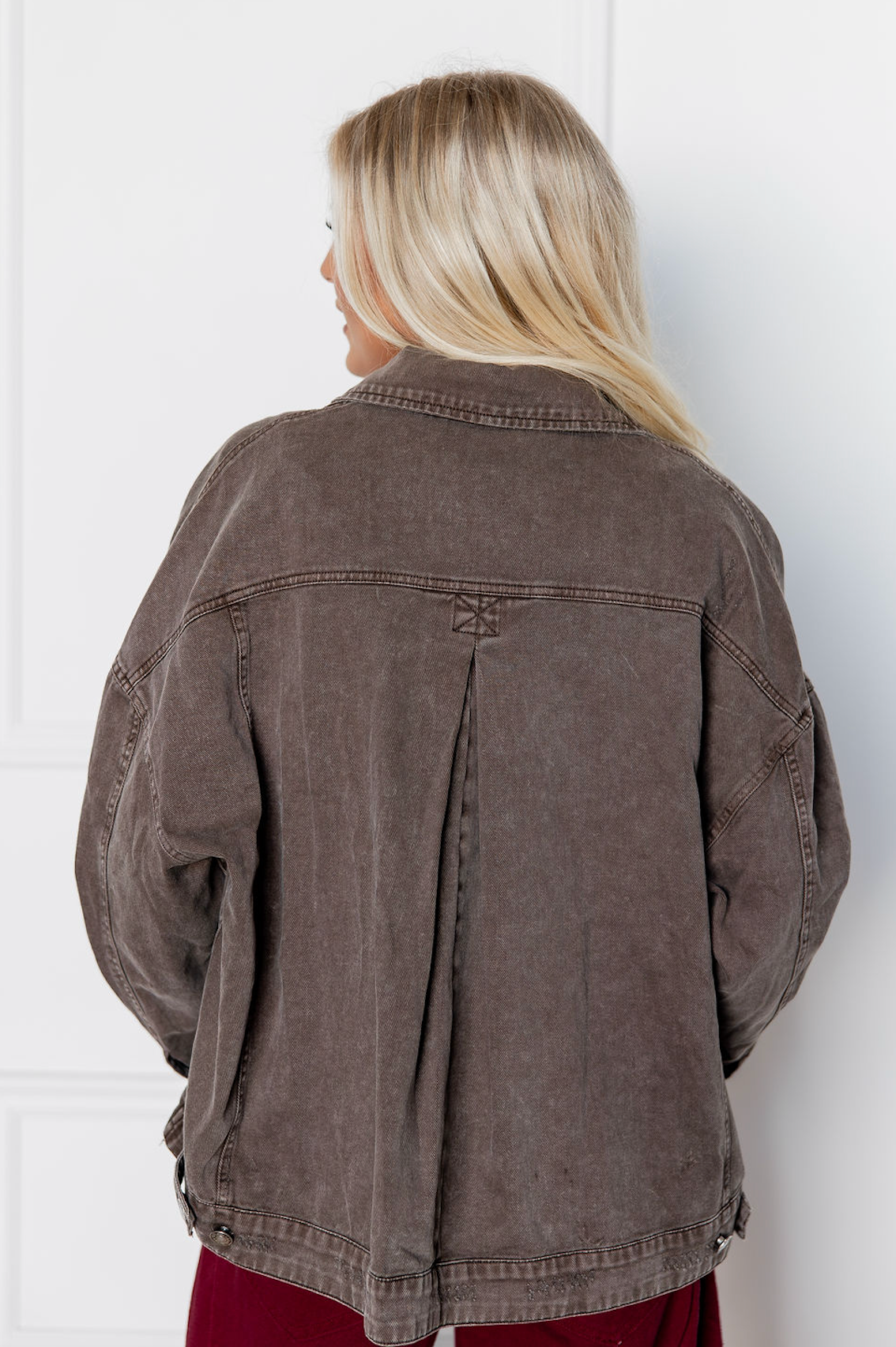 Coffee Denim Jacket