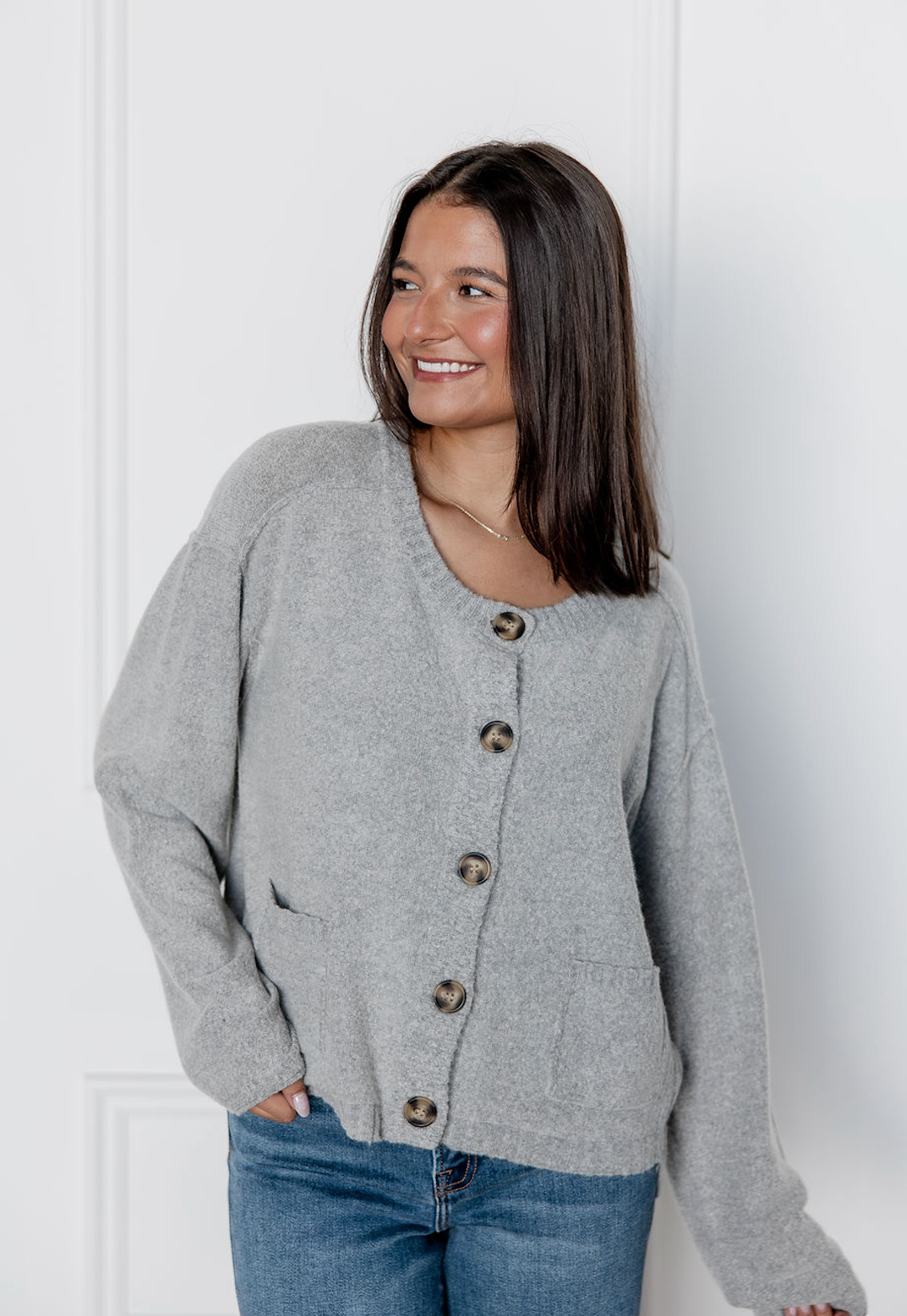 Cloud Nine Cardigan Grey