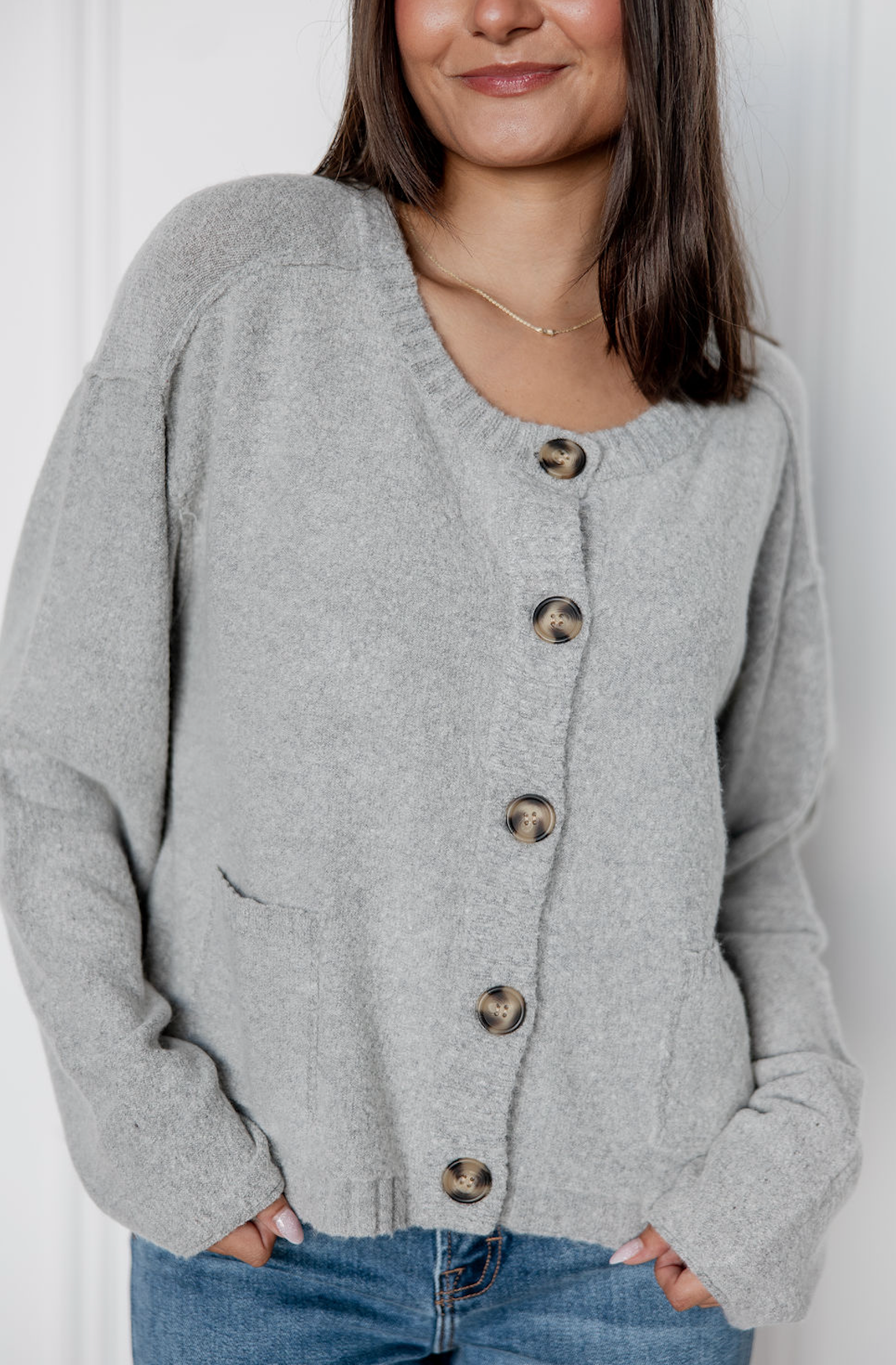 Cloud Nine Cardigan Grey
