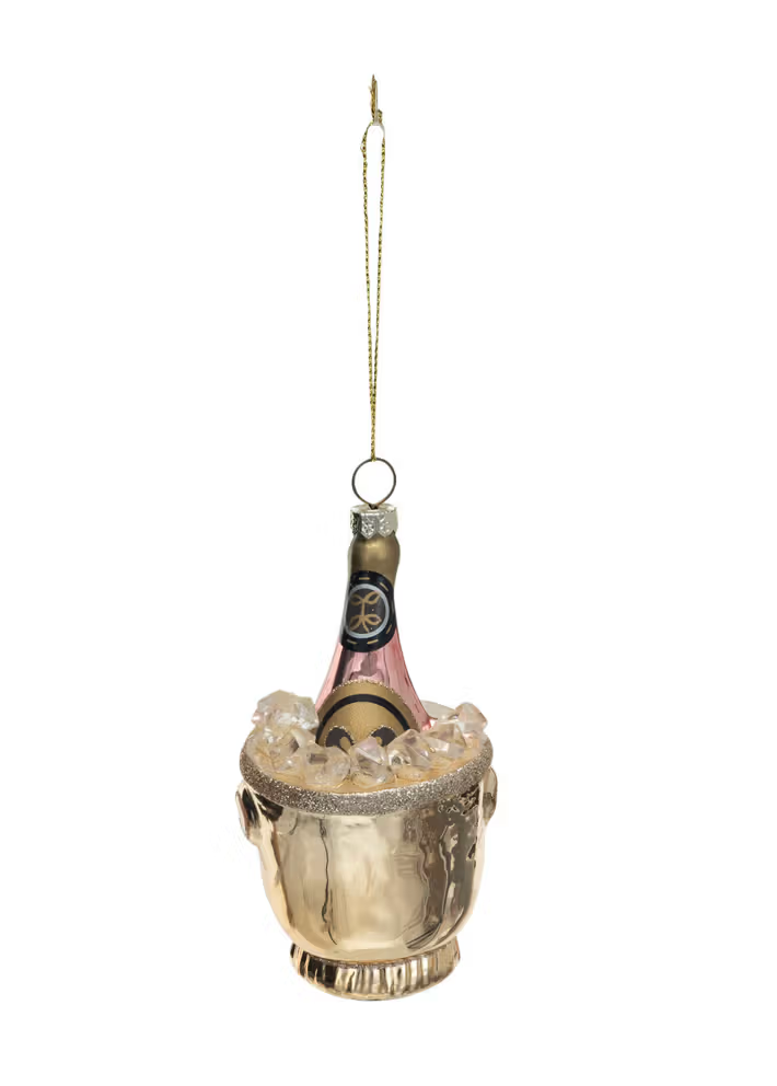 Champagne Ice Bucket Ornament