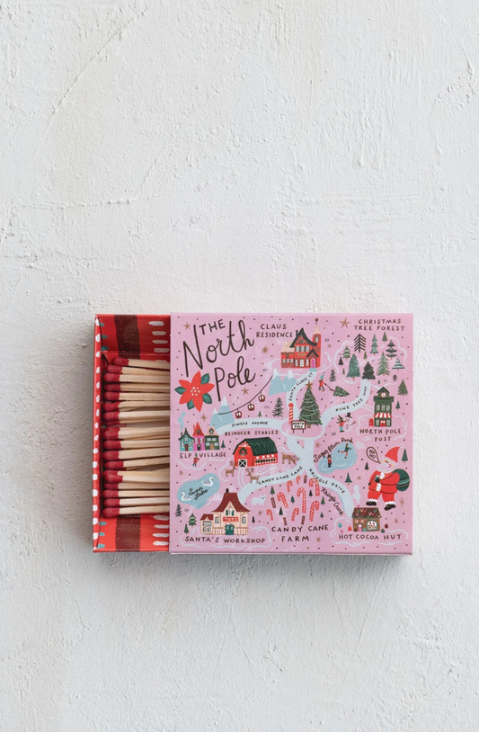 North Pole Match Box