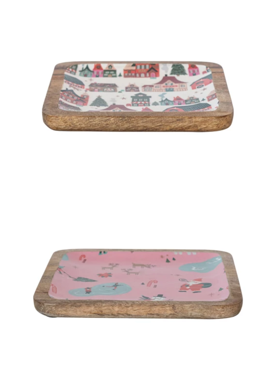 North Pole Mango Wood Trays