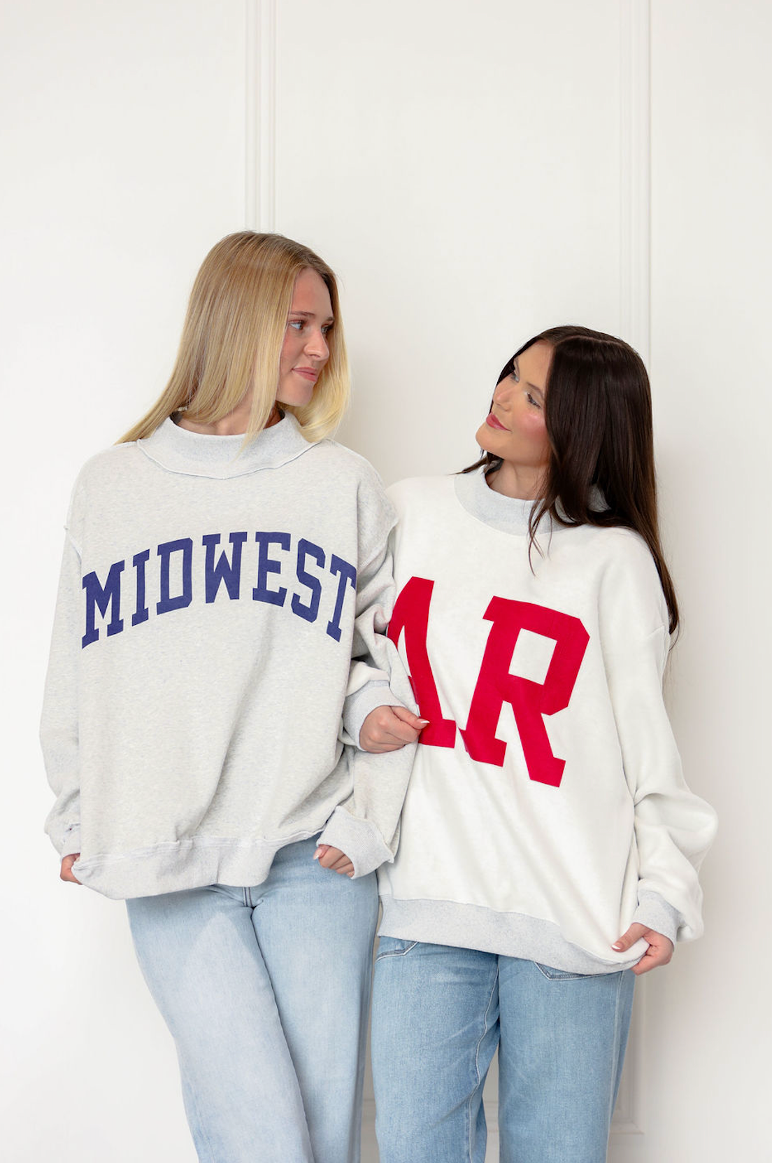 Reversible Midwest Mock Neck Sweatshirt