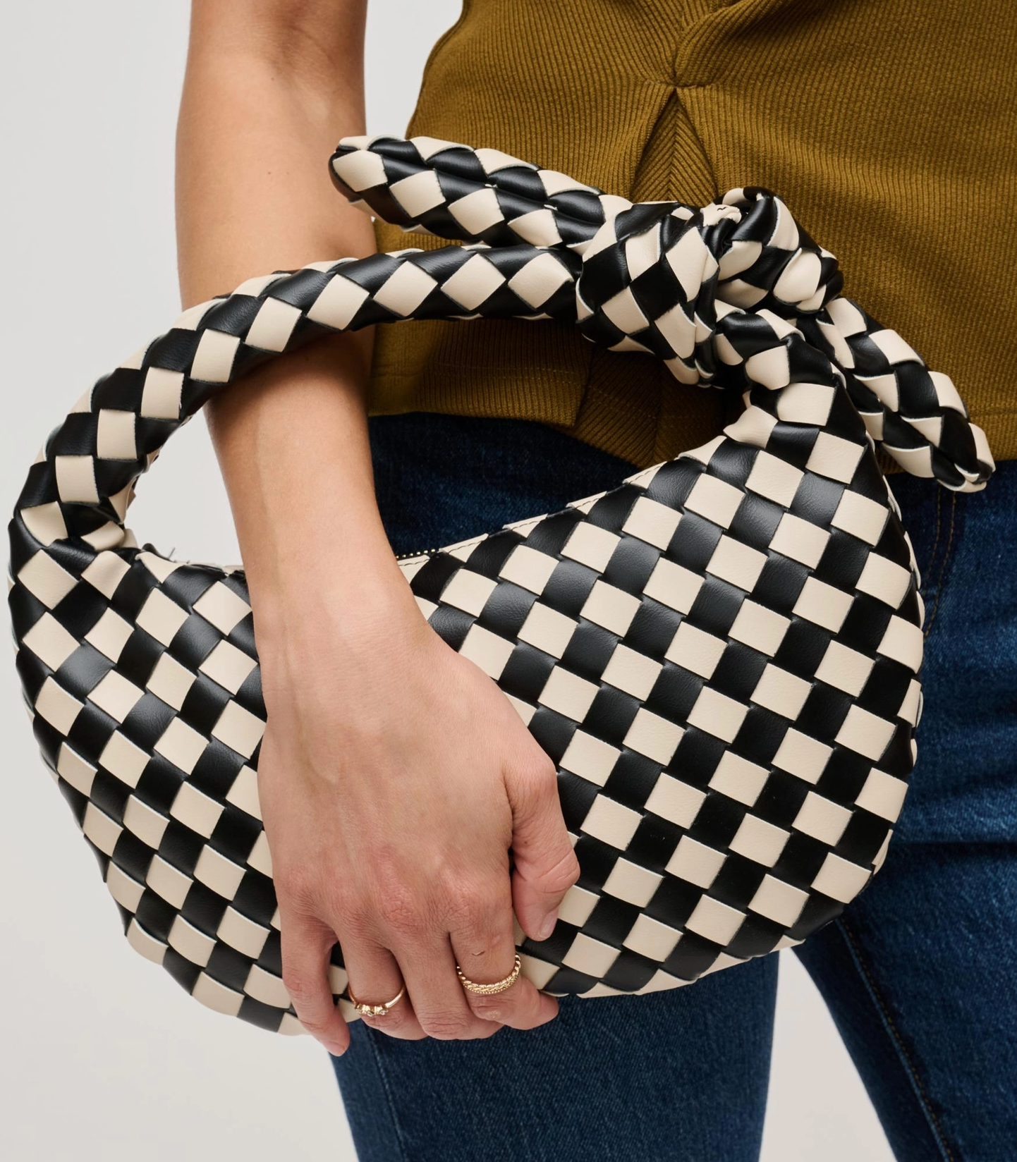 Lizbeth Woven Knot Purse