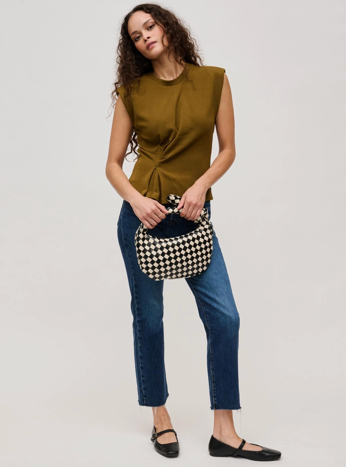 Lizbeth Woven Knot Purse