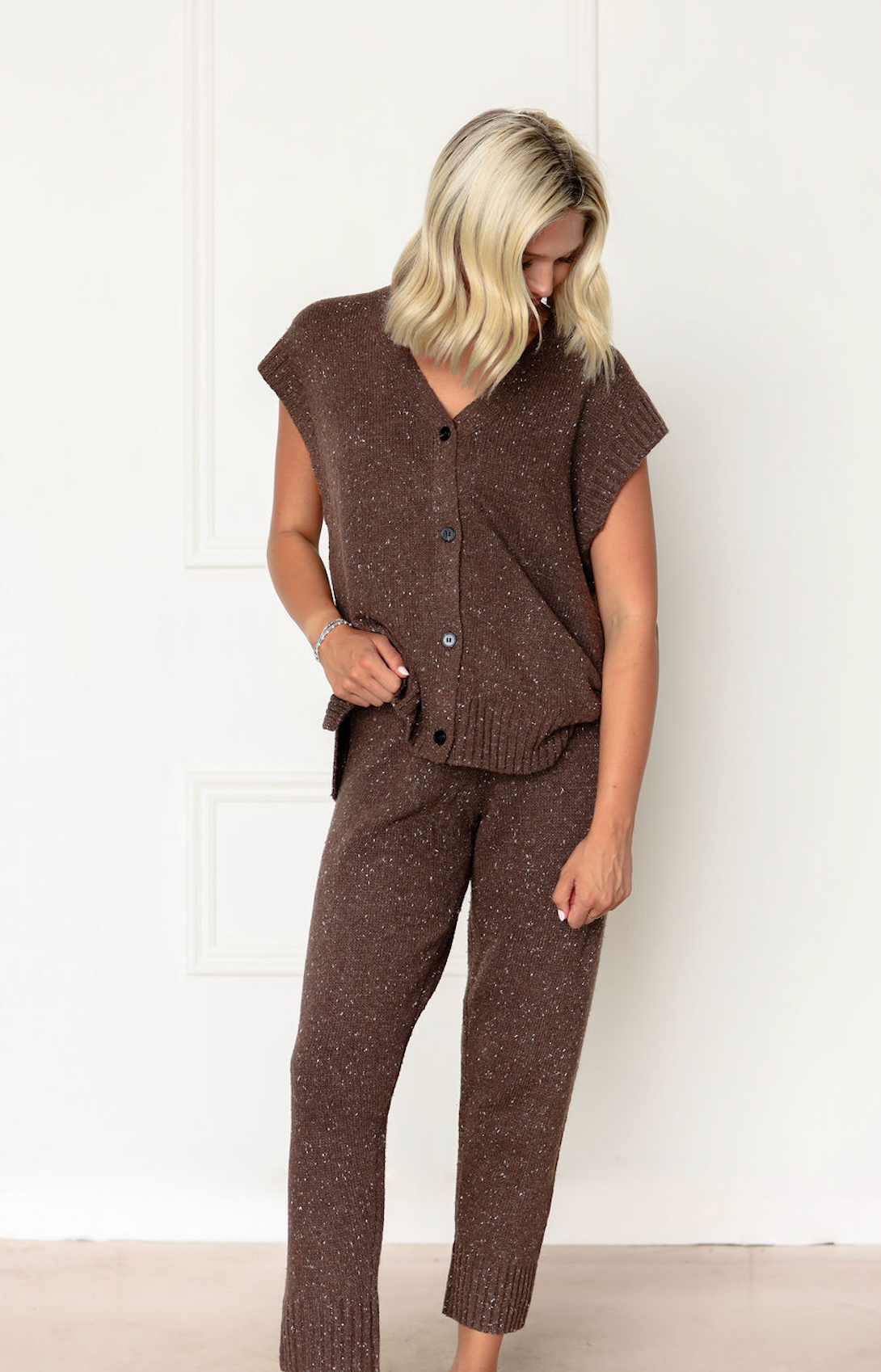 Hana Sweater Vest & Pants Set of 2