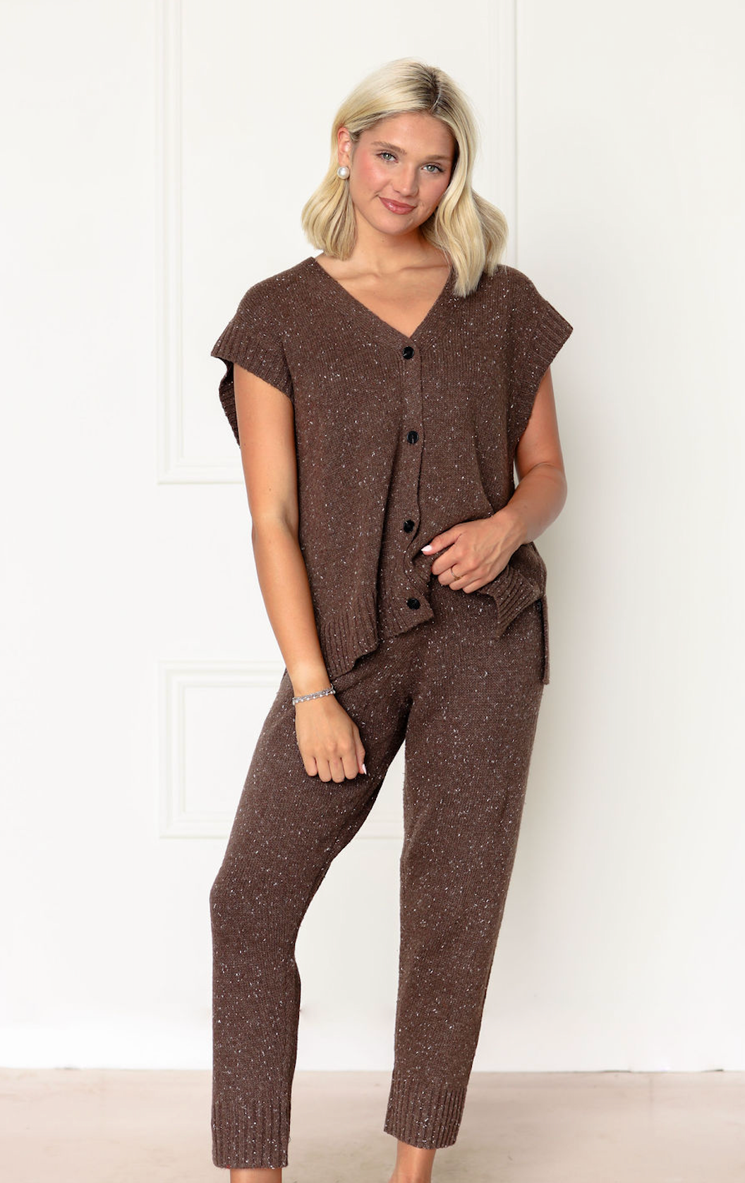Hana Sweater Vest & Pants Set of 2