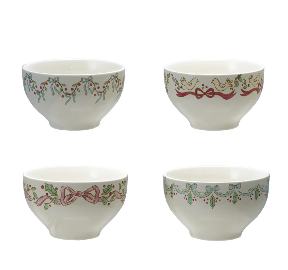 Stoneware Bowl w/ Bow