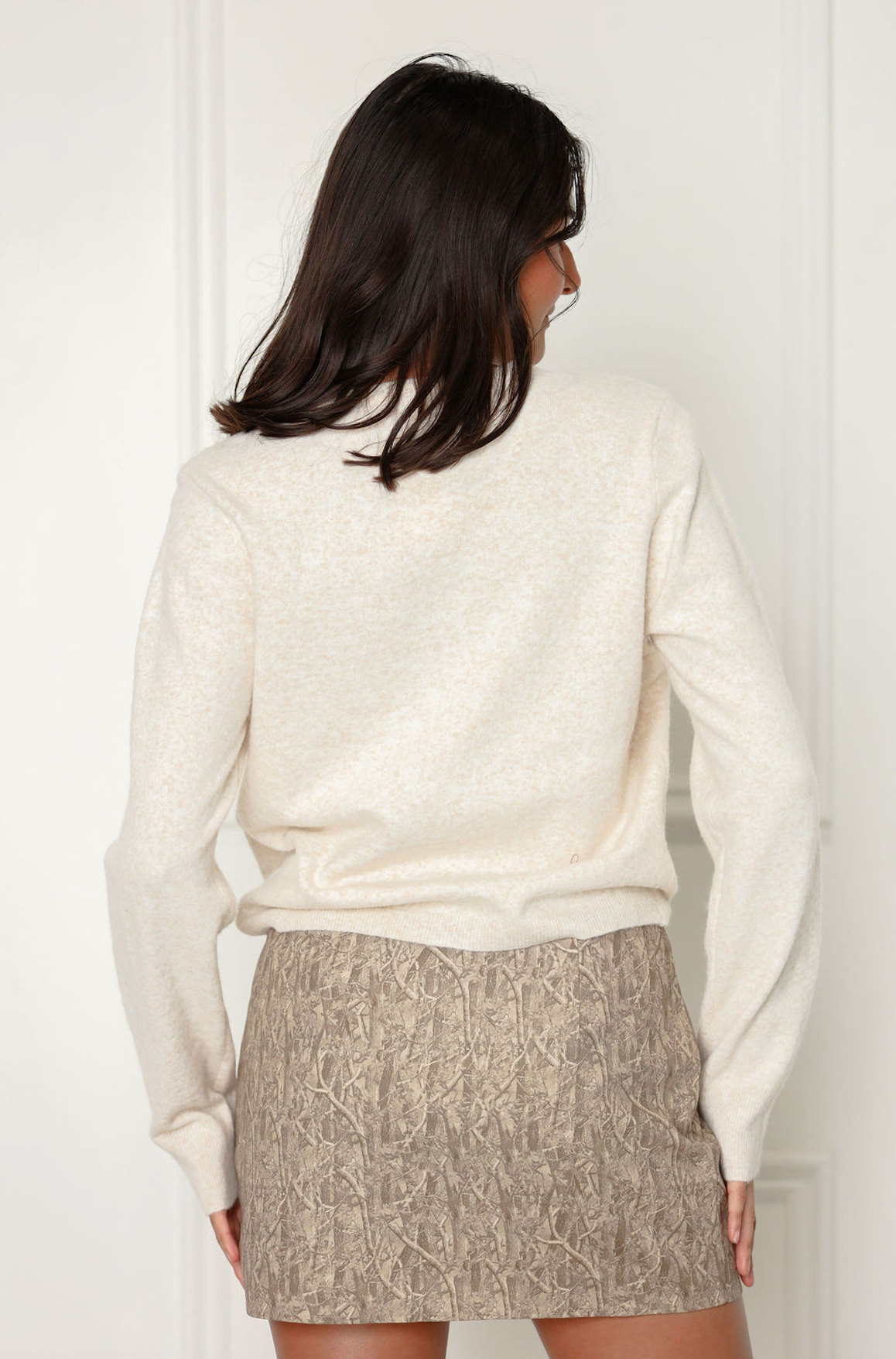 Neutral Camo Mini Skirt