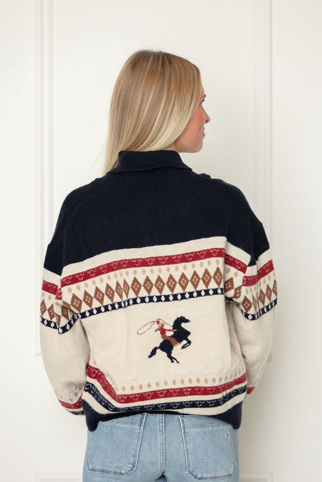 Horse Graphic Oversize Cardigan