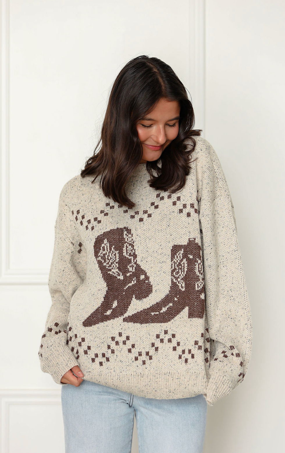 These Boots Graphic Sweater