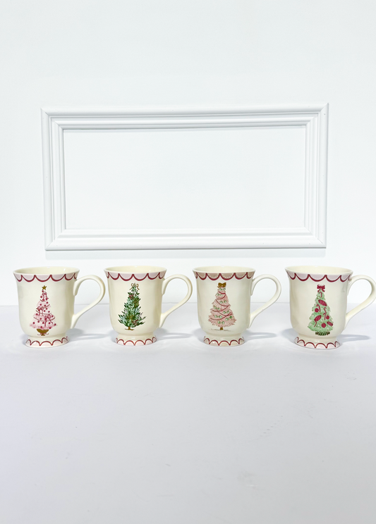 Stoneware Christmas Tree Mug