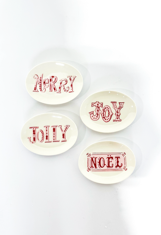 Holiday Stoneware Plate