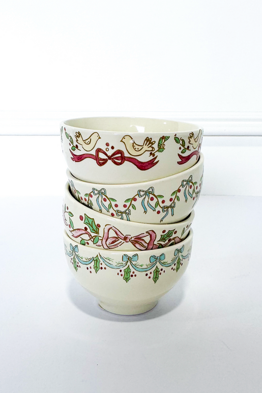 Stoneware Bowl w/ Bow