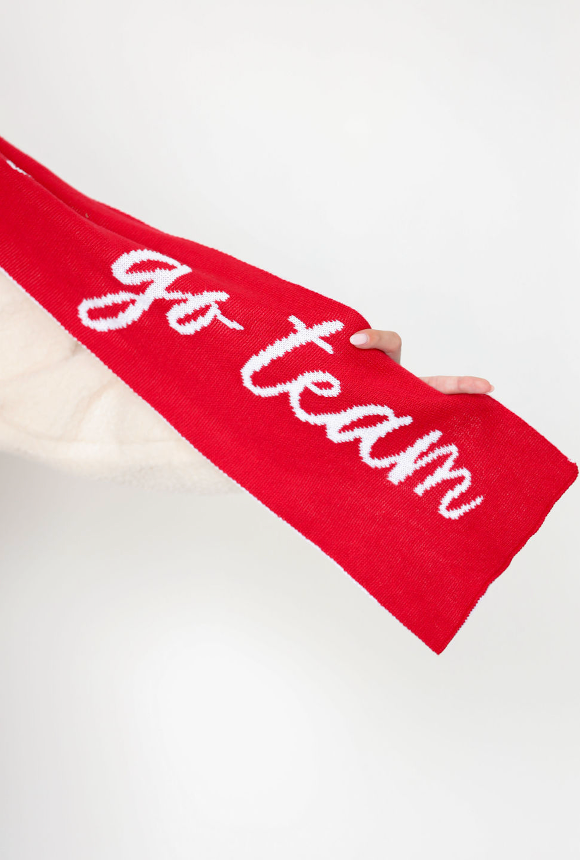 Go Team Script Knit Scarf