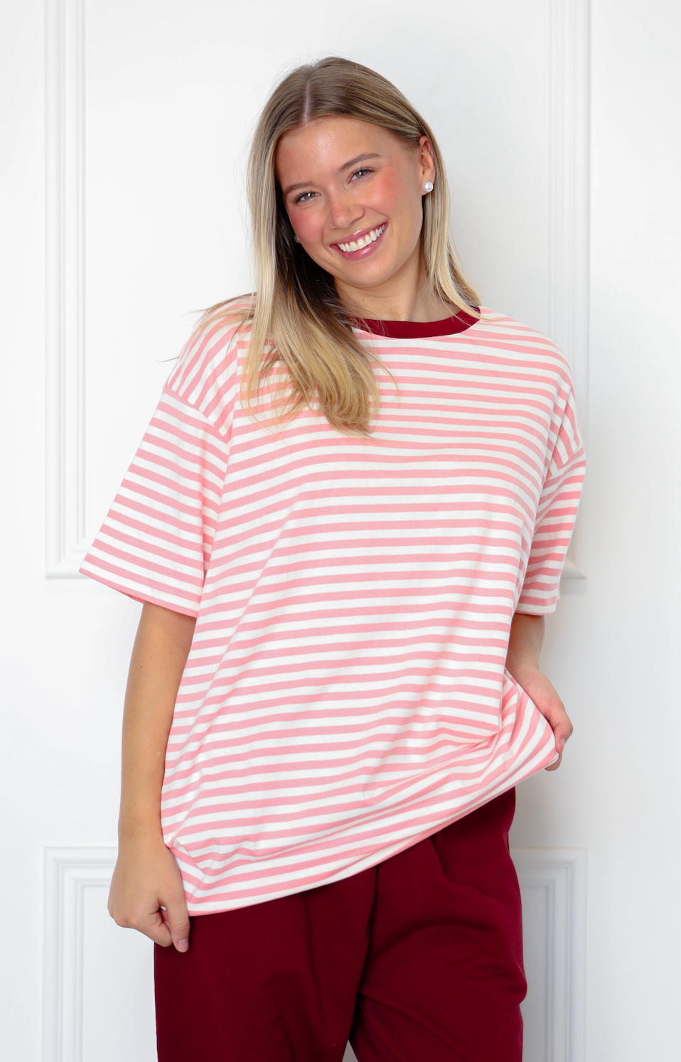 Come As You Are Striped Tee