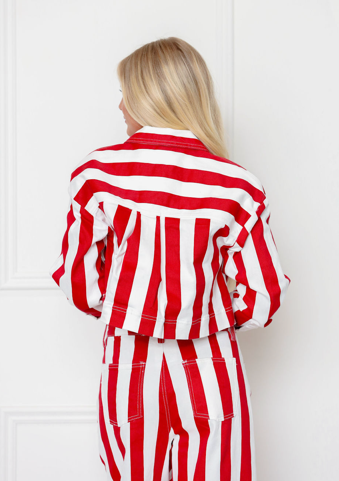 Red Bold Stripe Jacket