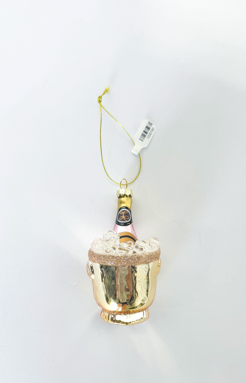 Champagne Ice Bucket Ornament